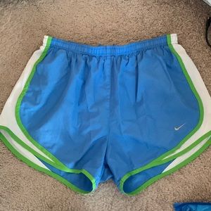 Light blue Nike running shorts. Barely worn. Size M